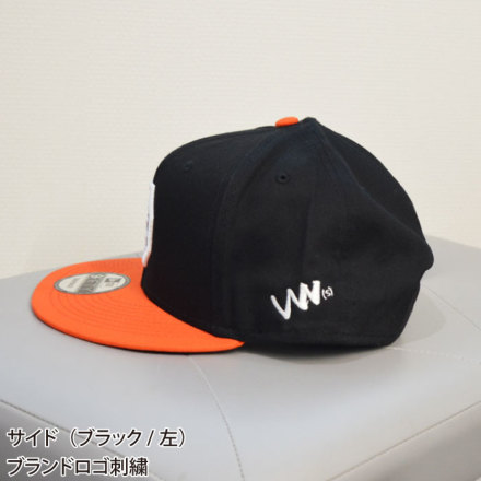 VILLAGE WORKer(s)] NEW ERA 鎌倉 キャップ BLACK×ORENGE
