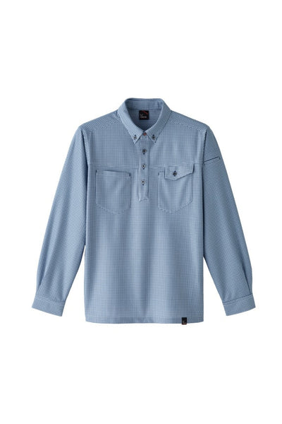 長袖ニットシャツ 8499 | WORKWEAR LAB/ワークウエア・ラボ – Asahicho