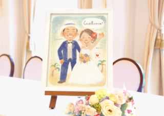 フレーム（ナチュラル）|似顔絵オプション商品|似顔絵ウェルカムボード