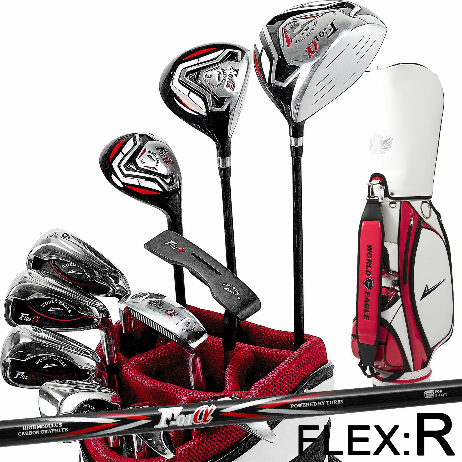 初心者様推奨‼】ワールドイーグル メンズ ゴルフ クラブ 初心者 セット