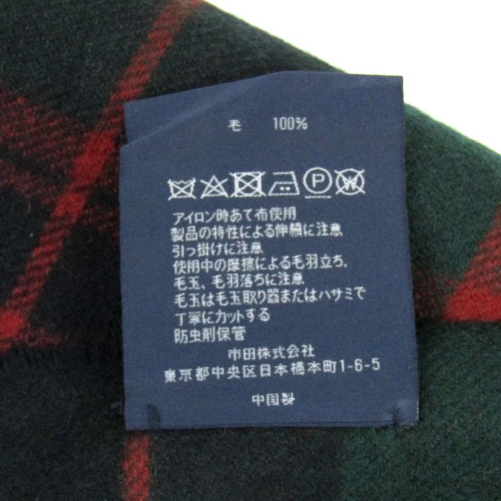 ラルフローレン ストール ひざ掛け ウール チェック 大判 ブランド