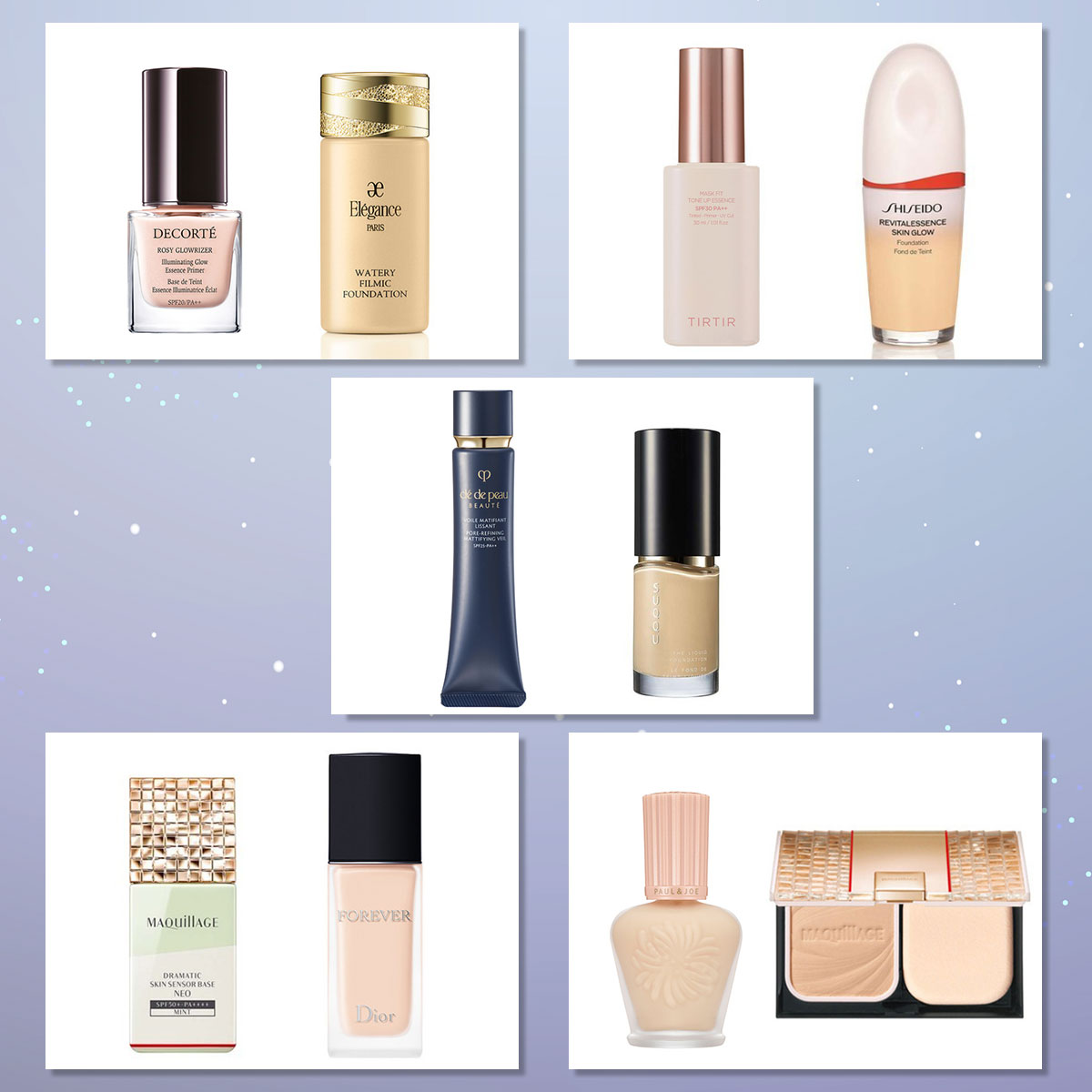 人気の下地×ファンデ】最強の組み合わせ20連発！クレドポーボーテ