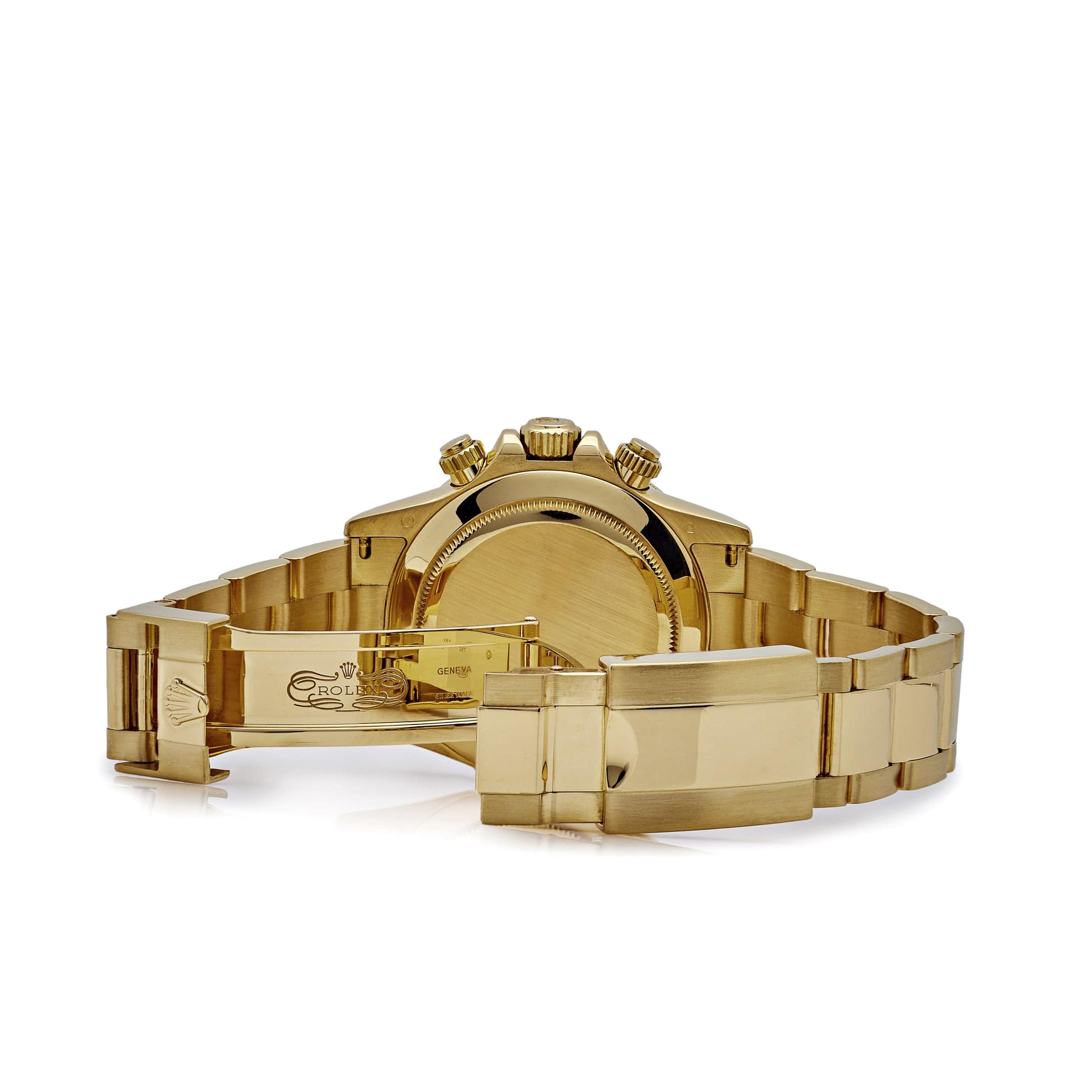 Rolex Daytona 116578SACO Yellow Gold Sapphire Bezel Mother Of