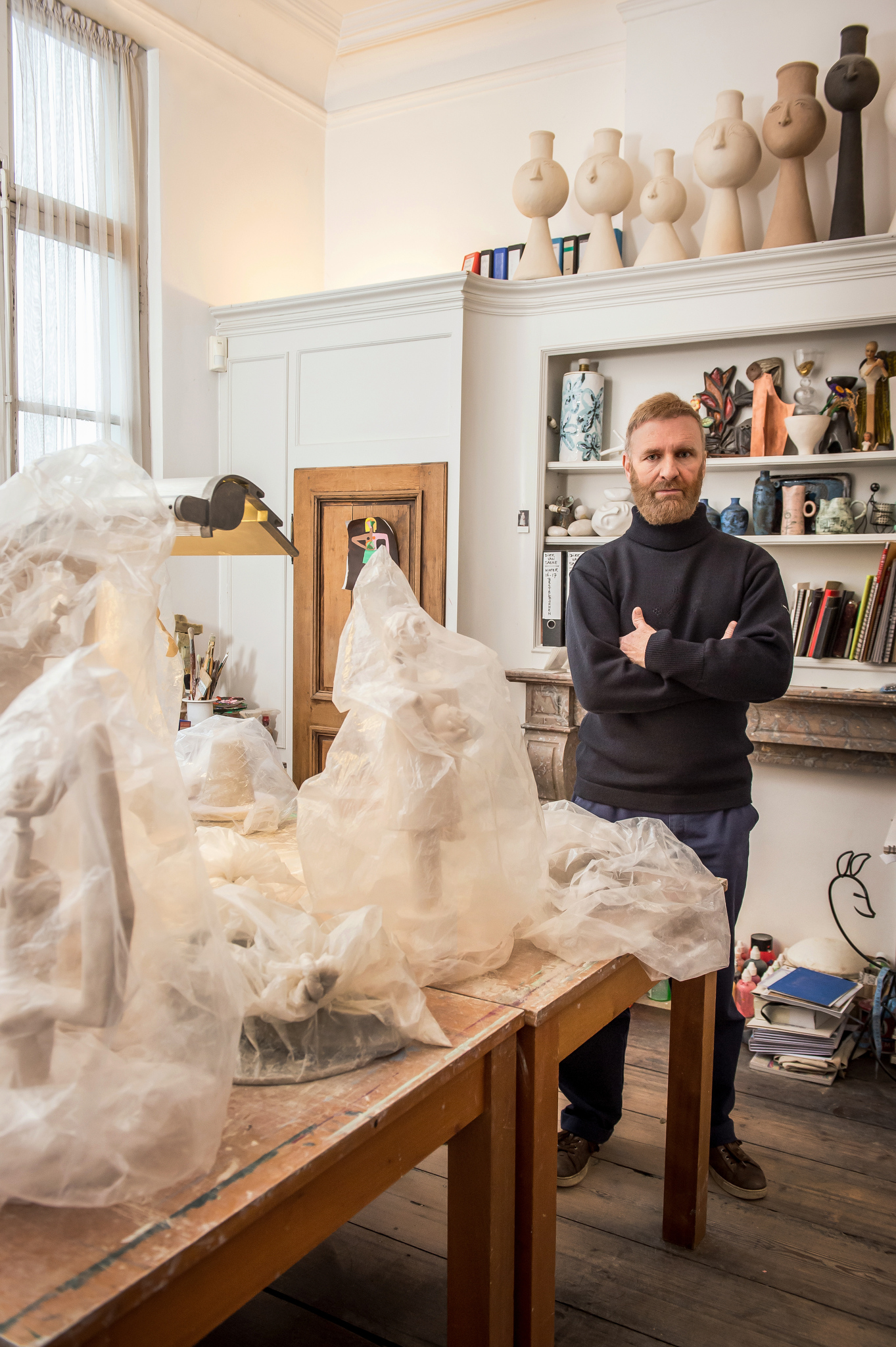 Dirk Van Saene Turns to Painting and Sculpture