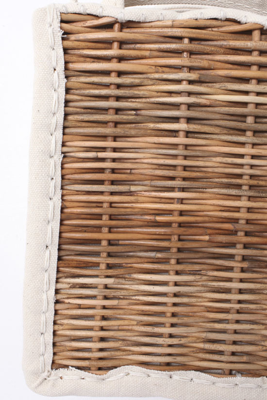 ebagos エバゴス キャンバス・カゴ袋ショルダー