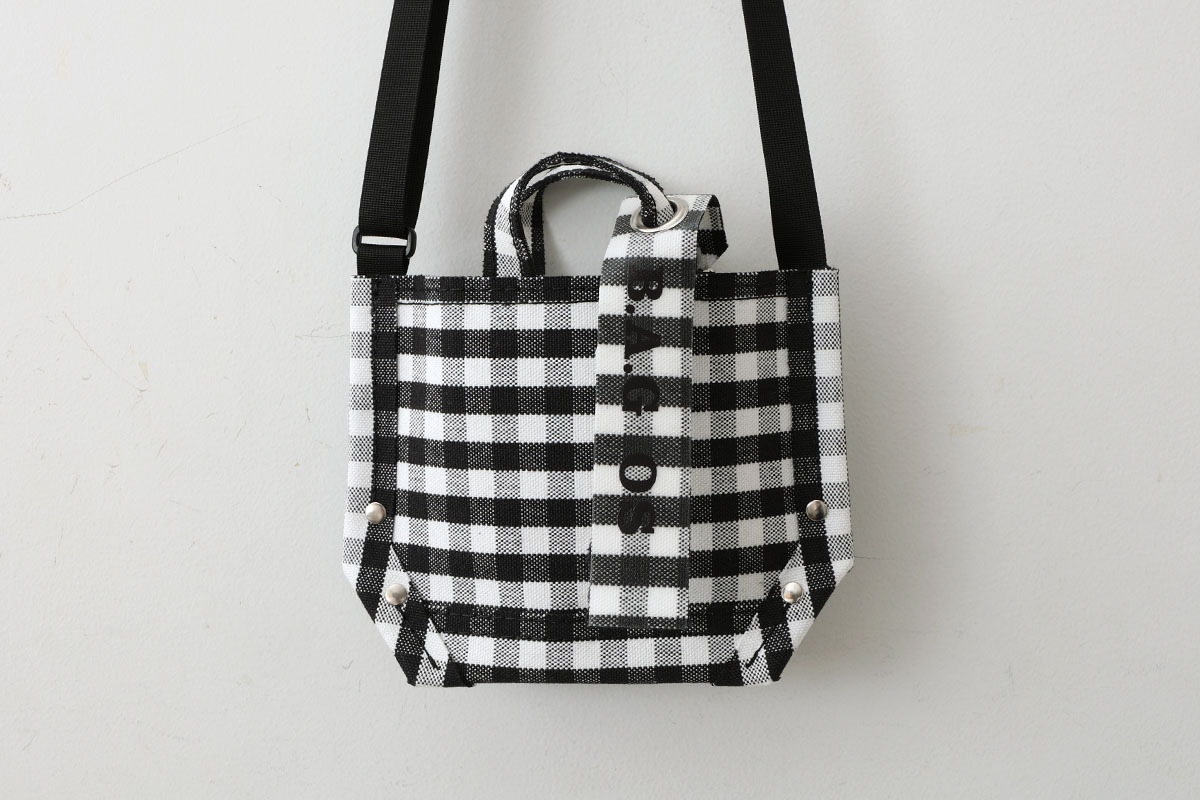 ebagos エバゴス 6号キャンバス・PVC Y字トート SS