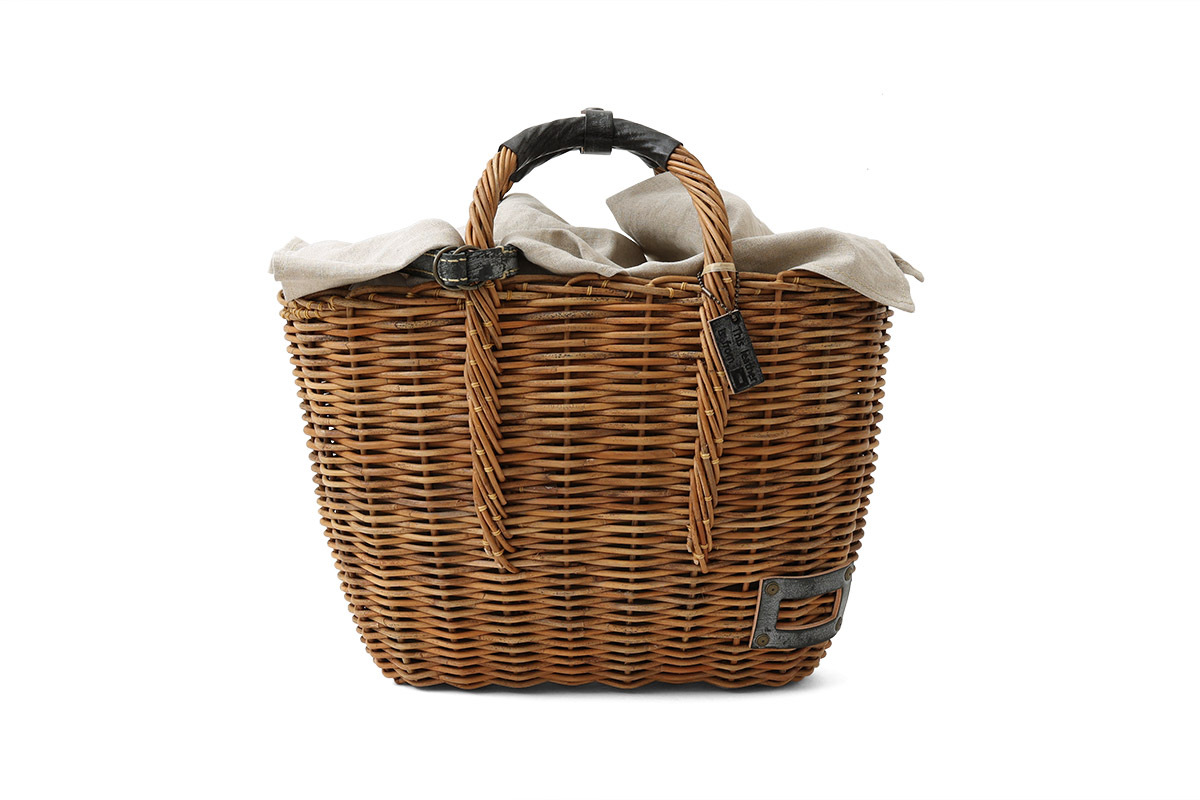 ebagos エバゴス ブライドル トート型かごバッグ