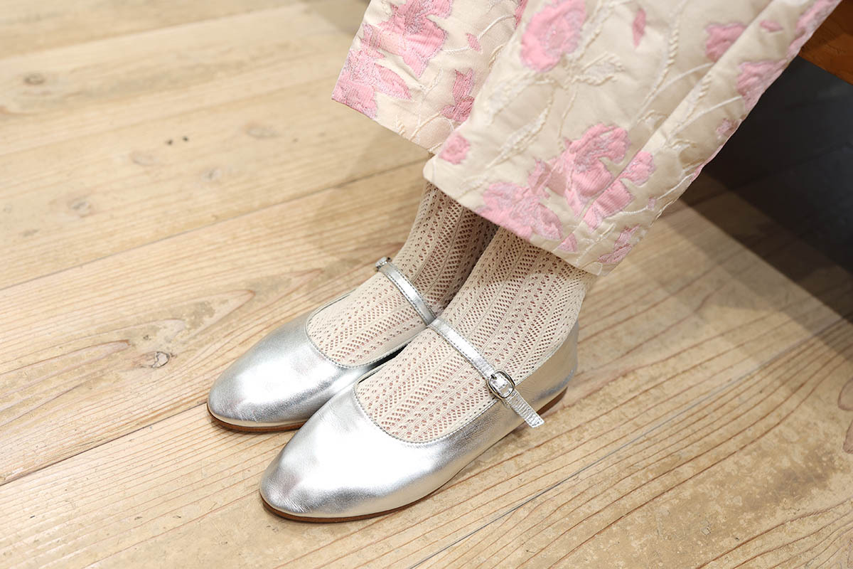 leur logette ルールロジェット stripe mesh socks