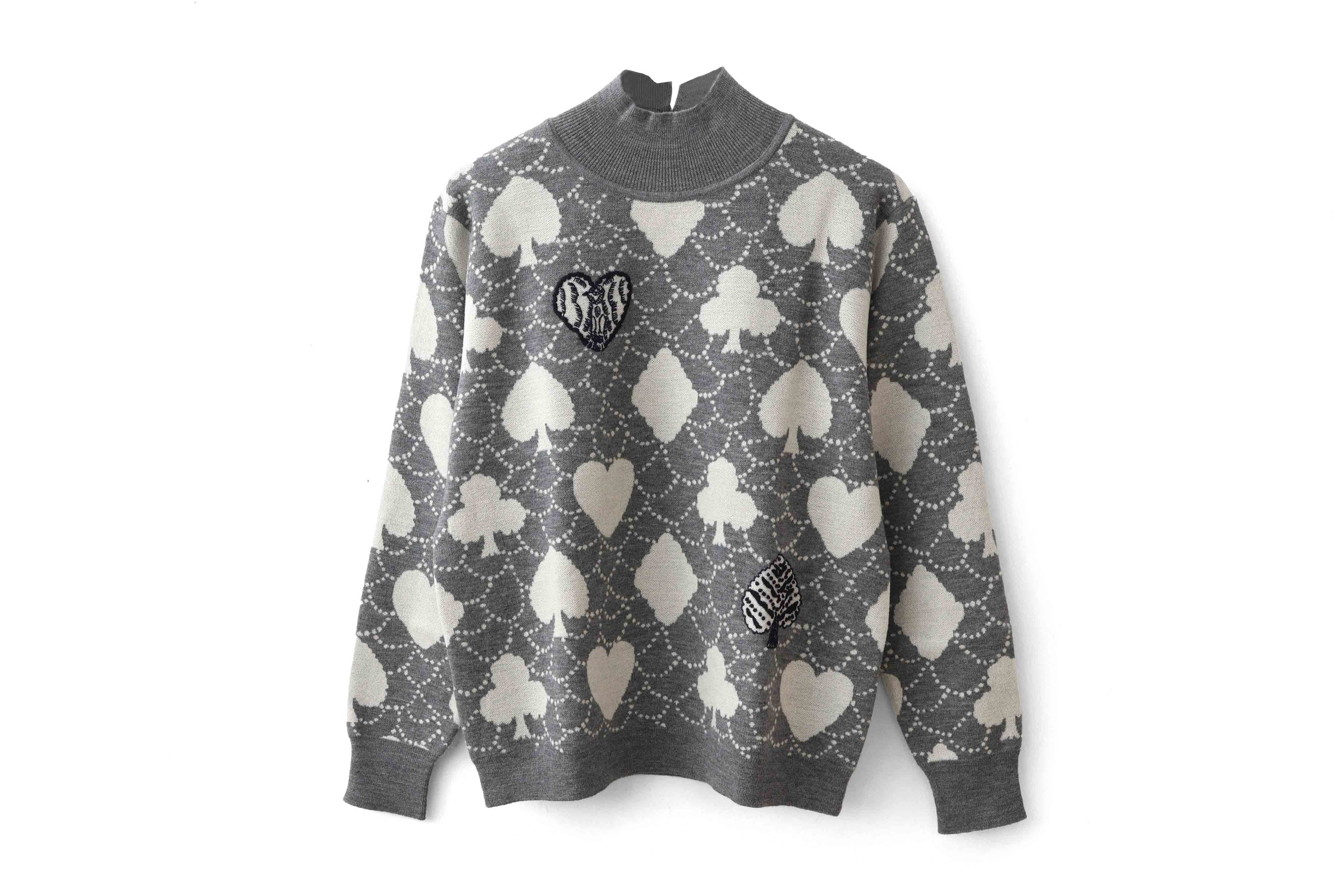 mina perhonen ミナぺルホネン forest card ニットプルオーバー