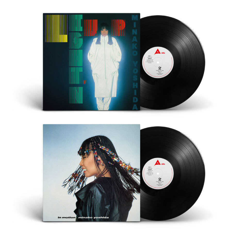 吉田美奈子『LIGHT'N UP』＆『IN MOTION』のアナログLP復刻盤が本日