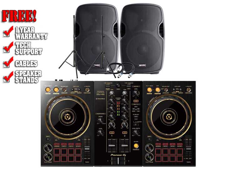 DDJ-400-N & AS-1500P Package | Chicago DJ Equipment