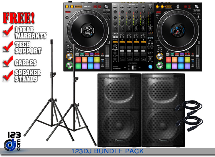 Pioneer DDJ1000SRT & XPRS12 Package | DJ Equipment