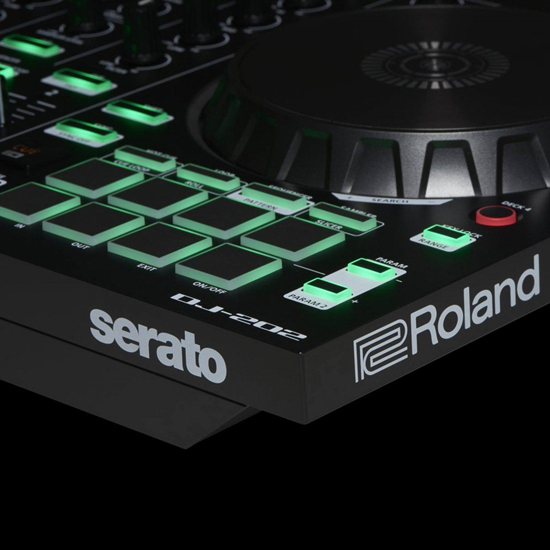 Roland DJ-202 & Technical Pro PB8X2WPKG Package | 123DJ