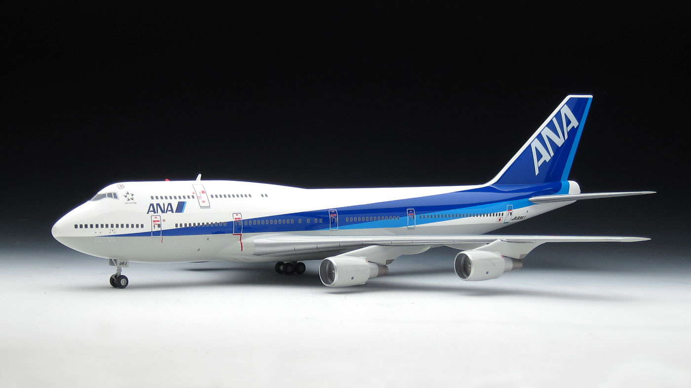 ハセガワ 1/200「ANA ボーイング747-400D（JA8961）」プラモデル製作記