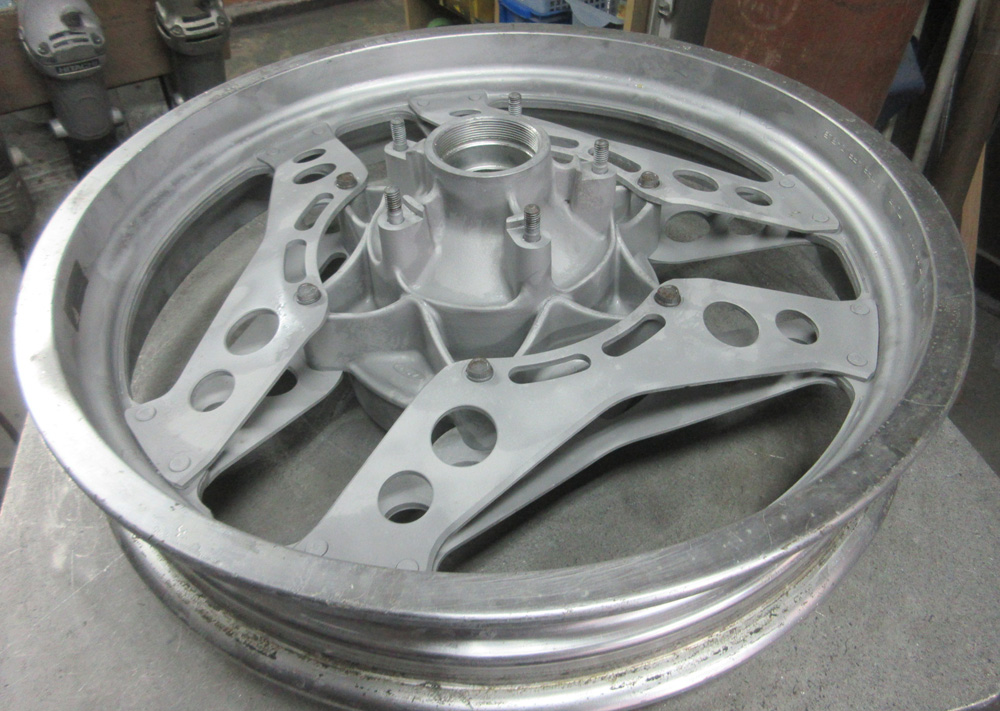 ホンダCB750Fブーメランコムスターホイール/パウダーGold tastic