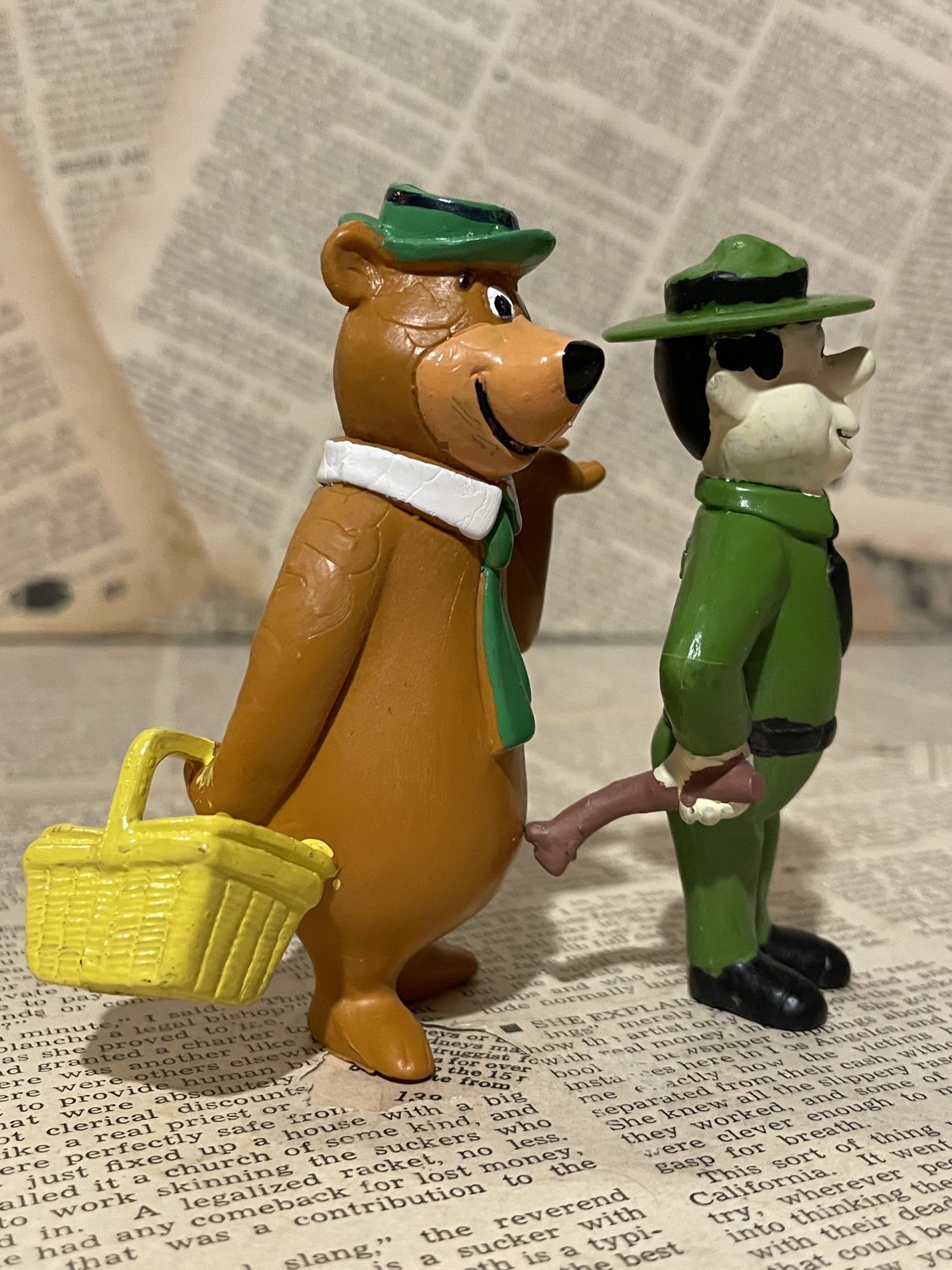 Yogi Bear/PVC Figure set(90s/miniland) - 2000toys高円寺店