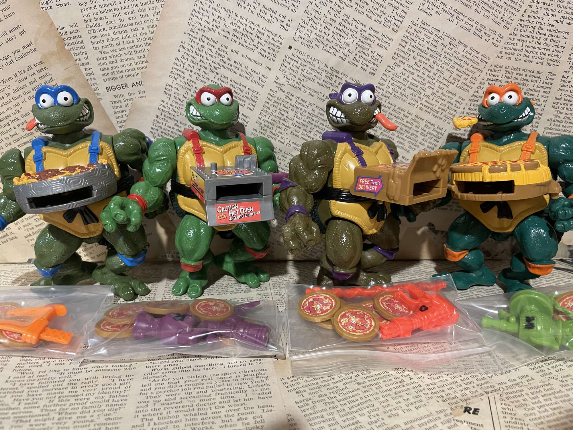 TMNT/Action Figure(Pizza Tossin' Turtles set/Loose) - 2000toys高円寺店