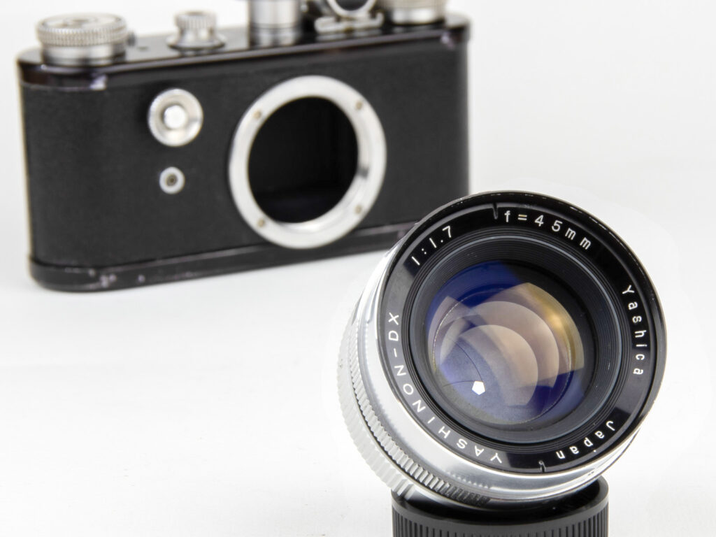 Adapting a Yashinon-DX 45mm f1.7 for a Corfield Periflex - 35mmc