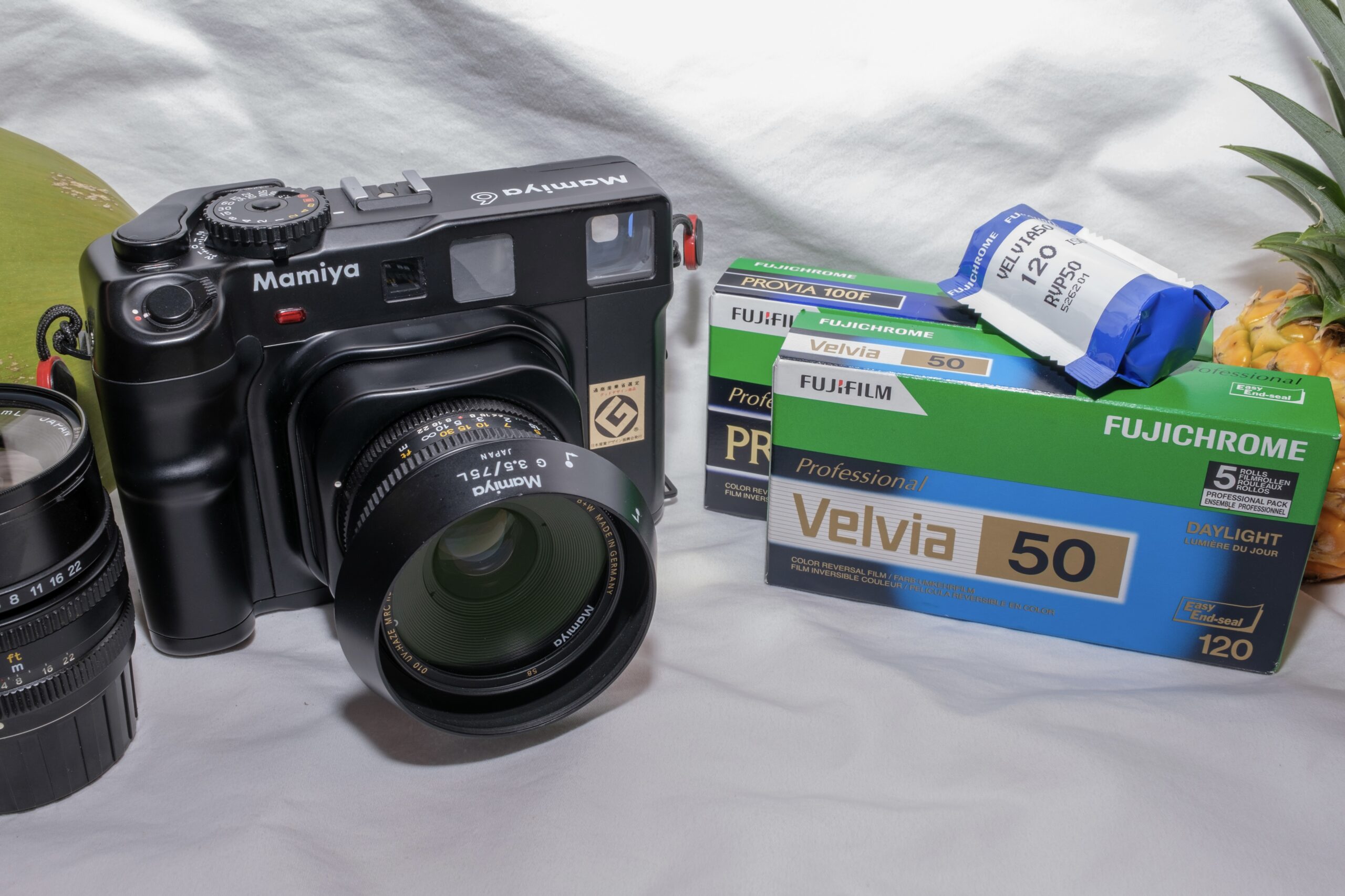 5 Frames in Old San Juan On a Mamiya 6 with Fujichrome - 35mmc