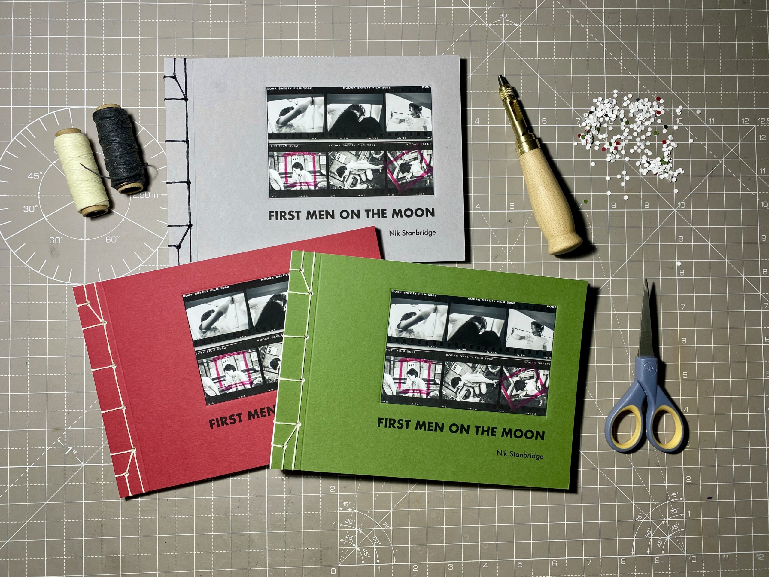 First Men on the Moon: A hand made, hand bound photobook - 35mmc