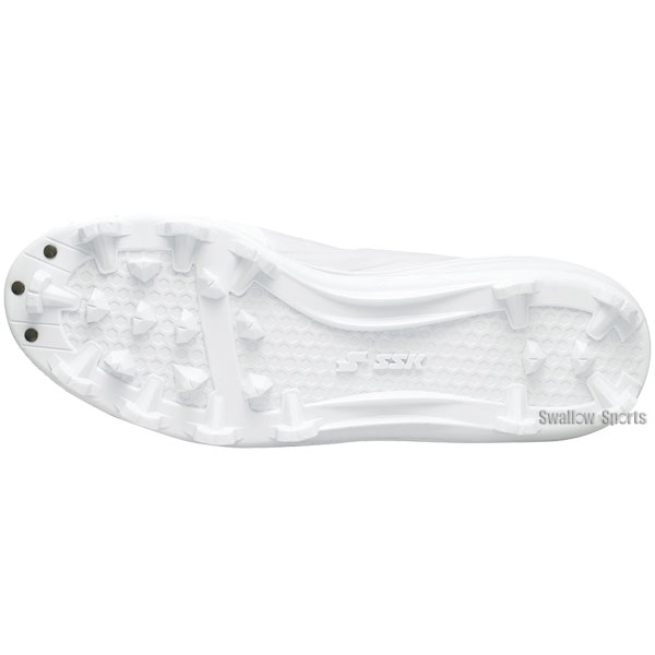 R】 【塗りPのみ可】 SSK エスエスケイ 白 スパイク ブロックソール