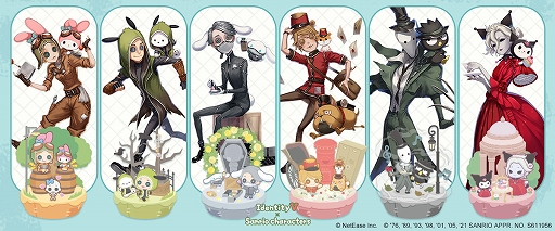 Identity V」とサンリオキャラクターズとのコラボグッズ第2弾が発売