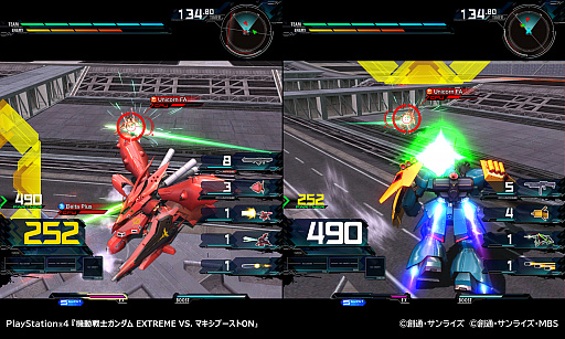 PS4版「機動戦士ガンダム EXTREME VS. マキシブーストON」，AC版未参戦