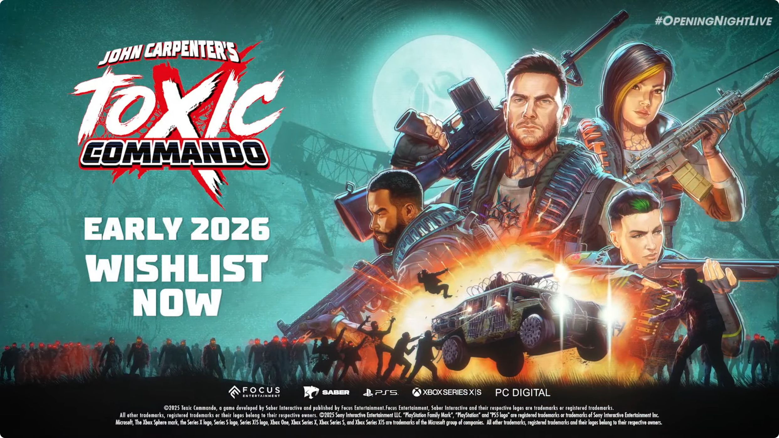 新作FPS「John Carpenter's Toxic Commando」は2026年にリリース。最新