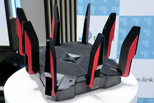 TP-Link，ゲーマー向け無線LANルーター「Archer C5400X」を4月上旬に