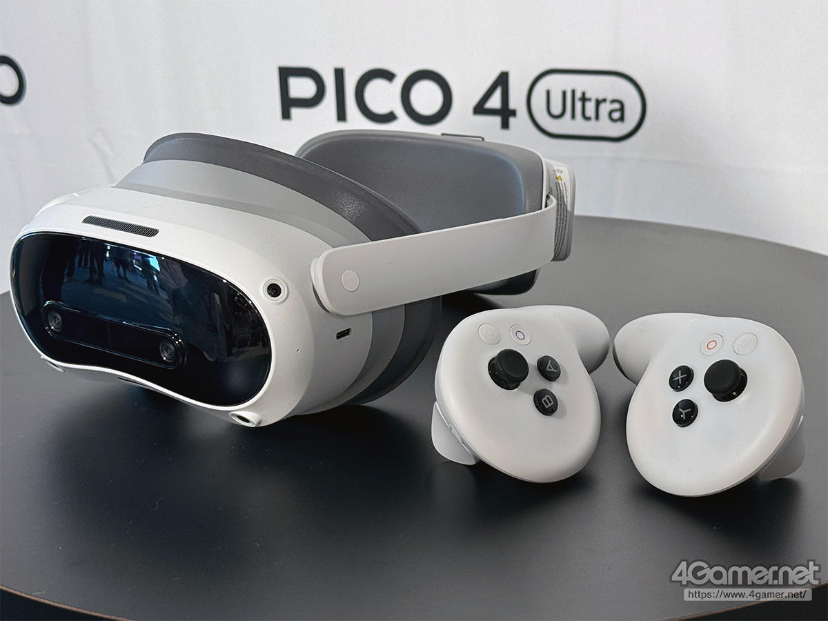 新型XR HMD「PICO 4 Ultra」の国内予約がはじまる。既存製品から大幅な