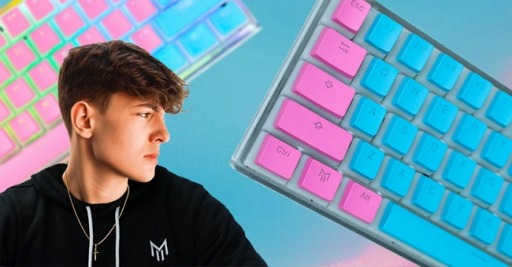 キースイッチを交換できるMatrix Keyboardsのゲーマー向け小型