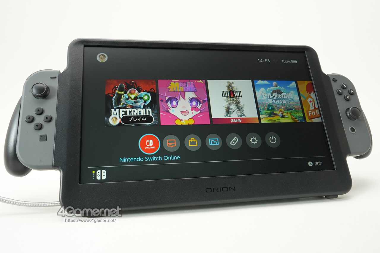 Switchを大画面化してどこでも使えるディスプレイ「Orion」を写真で