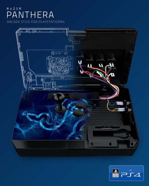 Razer，初のPS4用アーケードスティック「Panthera」を発表。北米市場