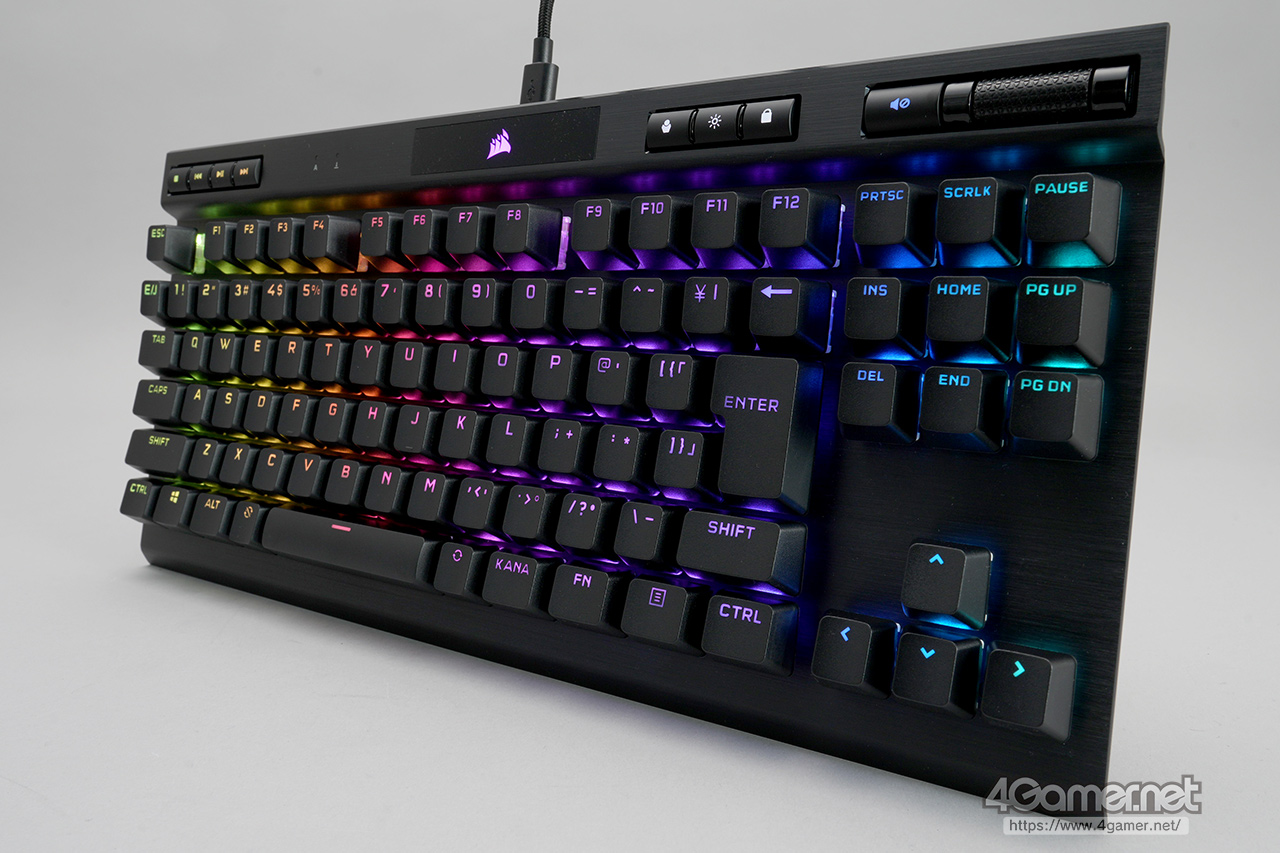 PR】Corsairの新型10キーレス「K70 RGB TKL OPX」は，ストイックにe
