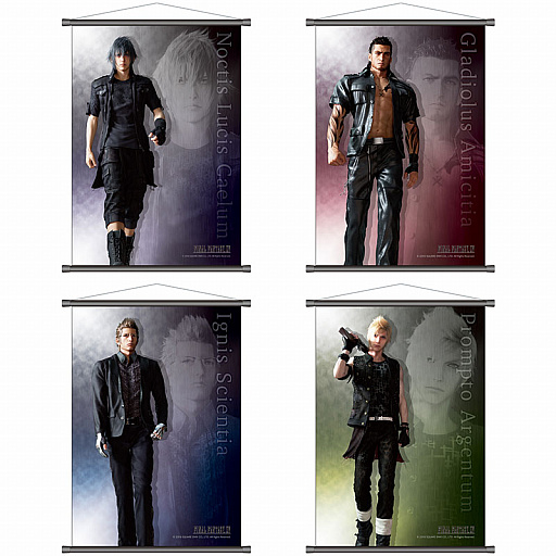 FINAL FANTASY XV」のタペストリー，ビッグクッション，キーホルダー