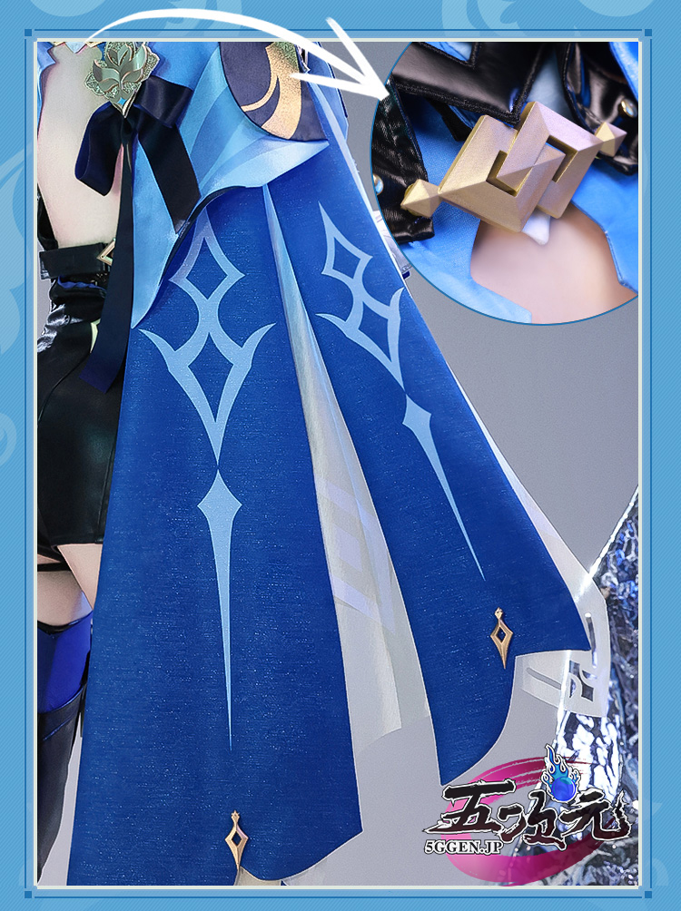 三分妄想 原神 コスプレ エウルア 衣装セット