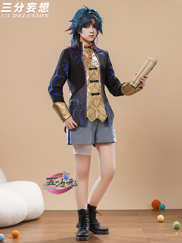 三分妄想 崩壊スターレイル コスプレ 刃 小不点猫猫シリーズ 少年Ver衣装