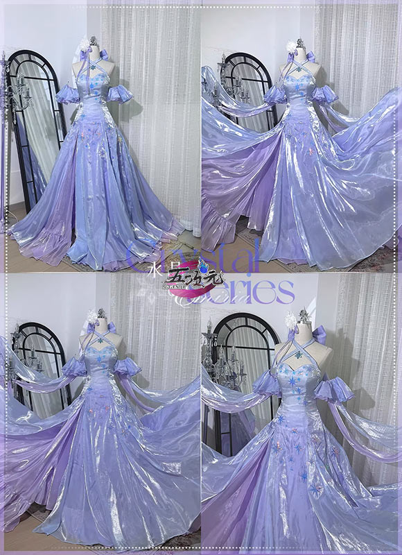 リゼロ エミリア クリスタルドレス Crystal Dress コスプレ衣装