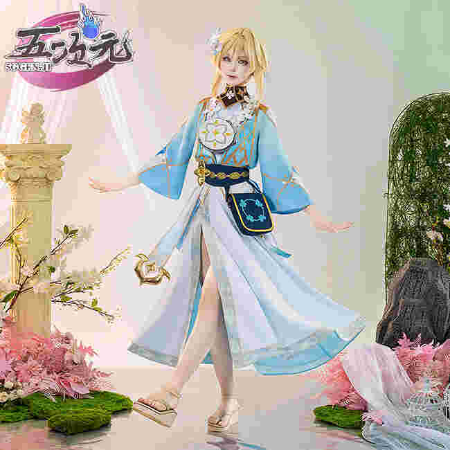 三分妄想 原神 コスプレ 旅人 蛍 新たなる天地 新コスチューム用ウィッグ