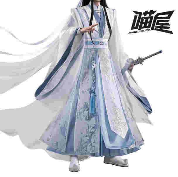 猫屋小舗 魔道祖師 公式 コスプレ 藍忘機 ウィッグ