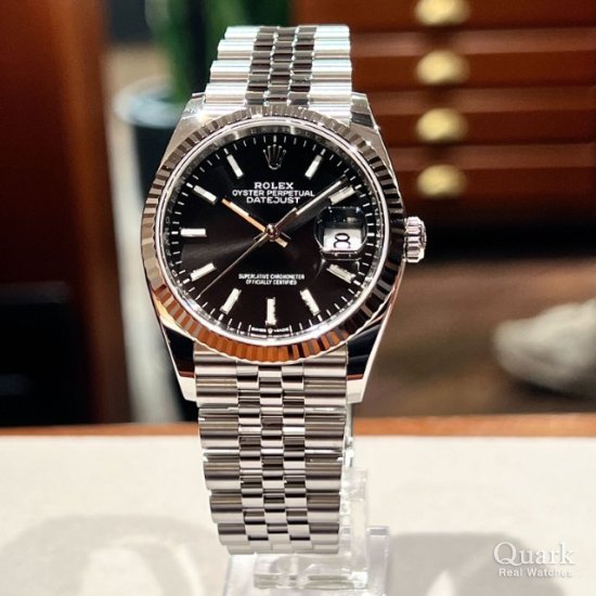 ロレックス デイトジャスト36 Ref.126234 ブライトブラック 新品