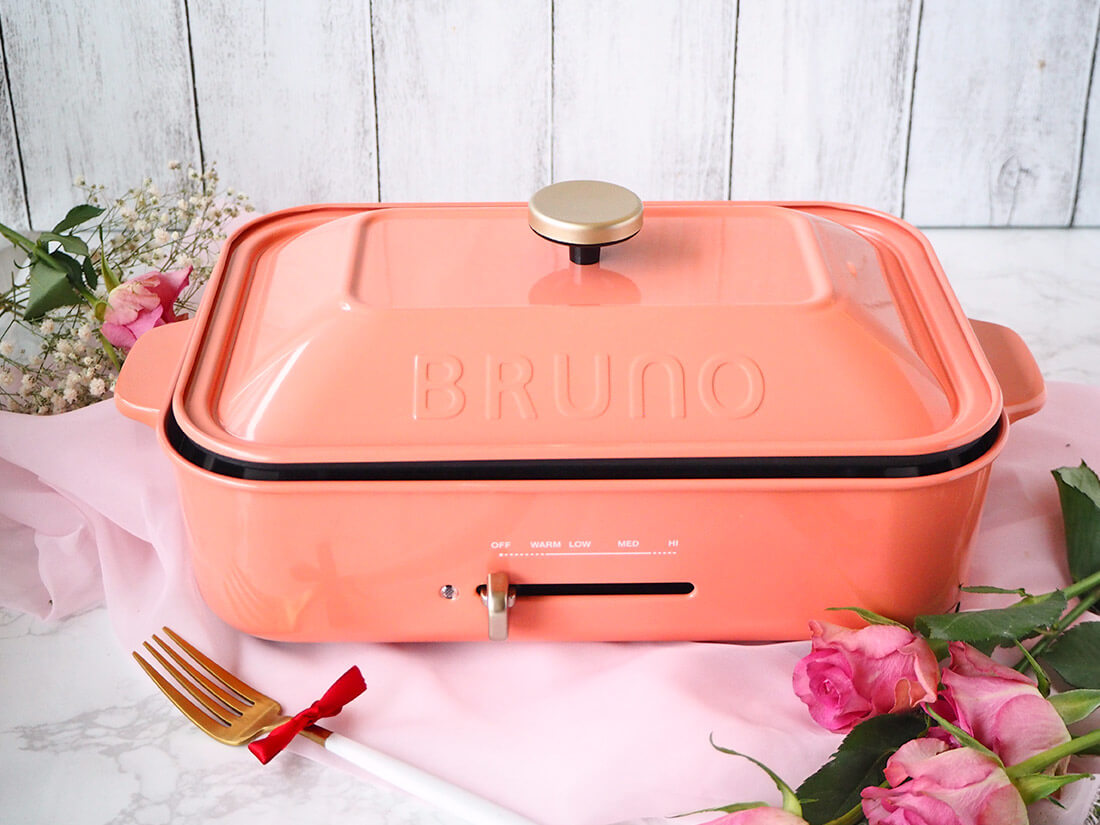 BRUNO ブルーノ コンパクトホットプレート（ペールピンク） ブルーノ