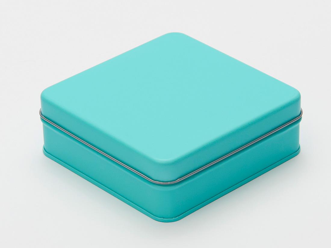 Candy缶 スクエア ジュエリーブルー | バレンタインのギフト箱 | お