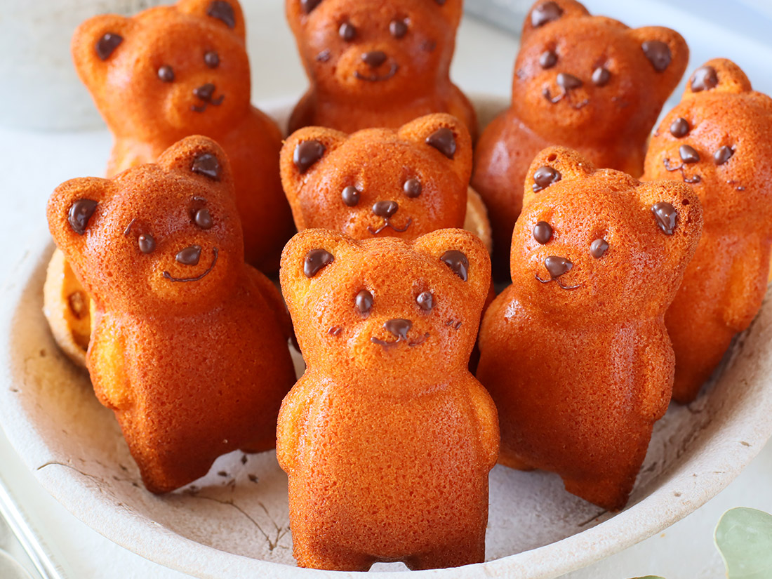 松永製作所 シルバー熊五郎天板 8P | その他のマドレーヌ