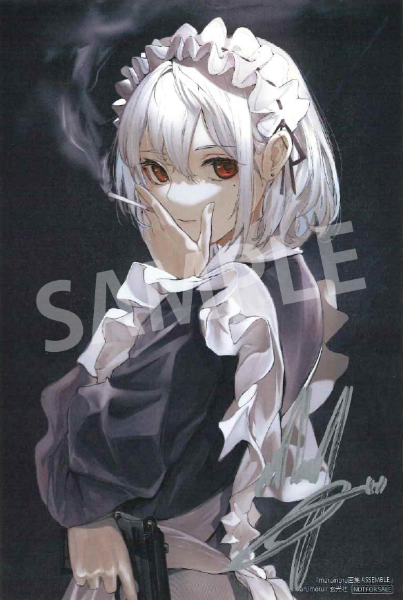 marumoru画集 ASSEMBLE コーチャンフォー法人限定イラストカード（本人