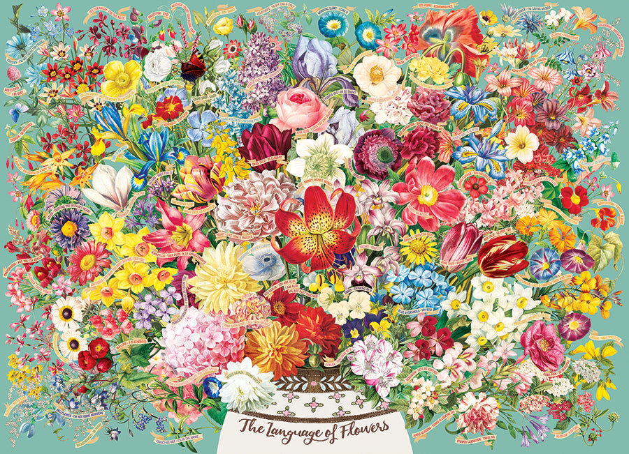 The Language of Flowers | 1000 Piece | Cobble Hill Puzzles