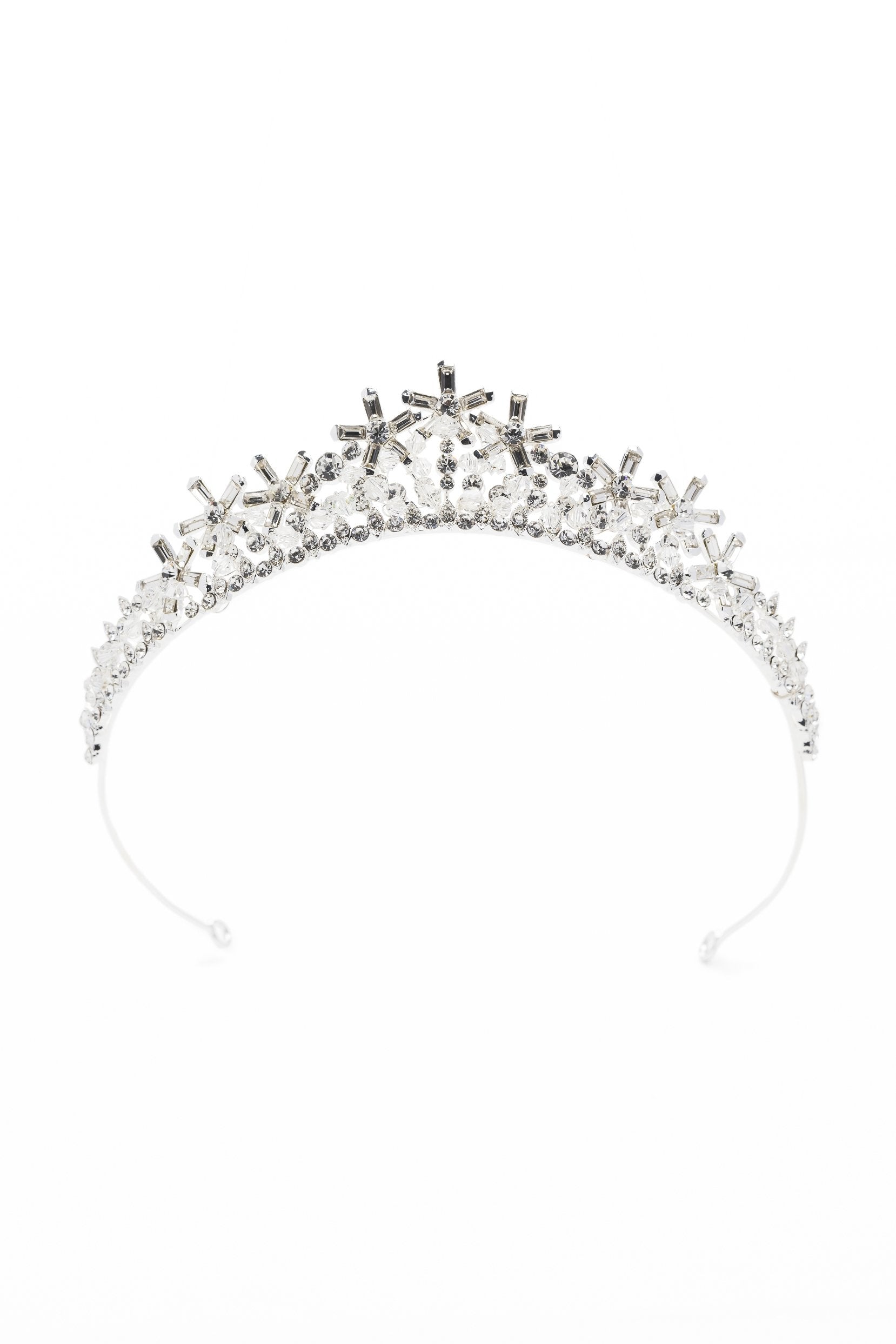 CH0367 ティアラ クリスタル ヘッドドレス ブライダル小物 詳細