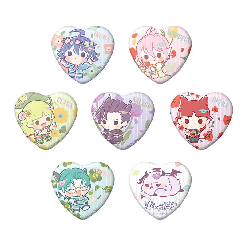 魔入りました！入間くん トレーディングハート缶バッジ Blooming Devil