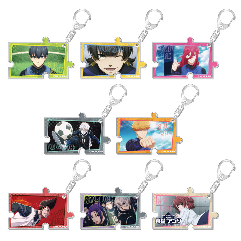 ブルーロック トレーディングパズル風アクリルキーホルダー（BOX