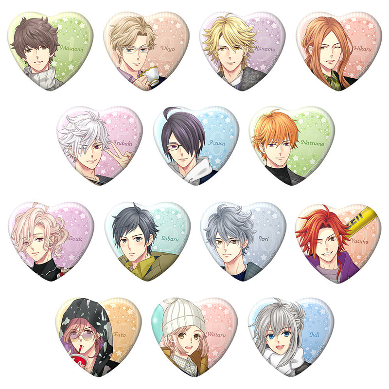 BROTHERS CONFLICT トレーディングハート缶バッジ Special Time!ver